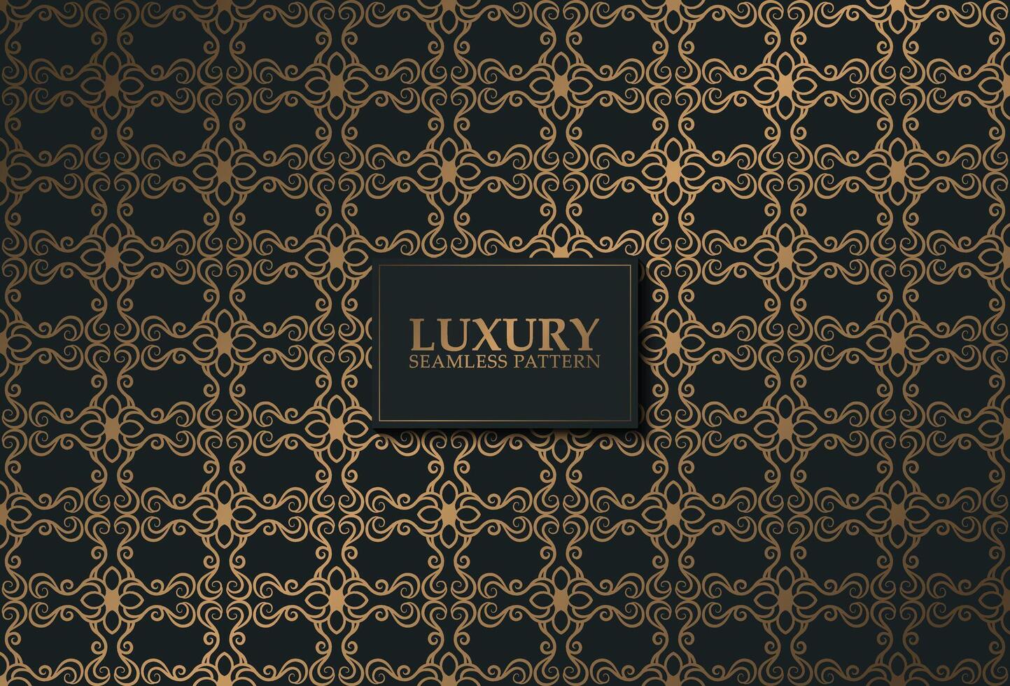 luxury dark seamless pattern background vector