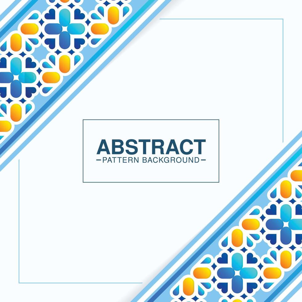 colorful ornament pattern design background vector