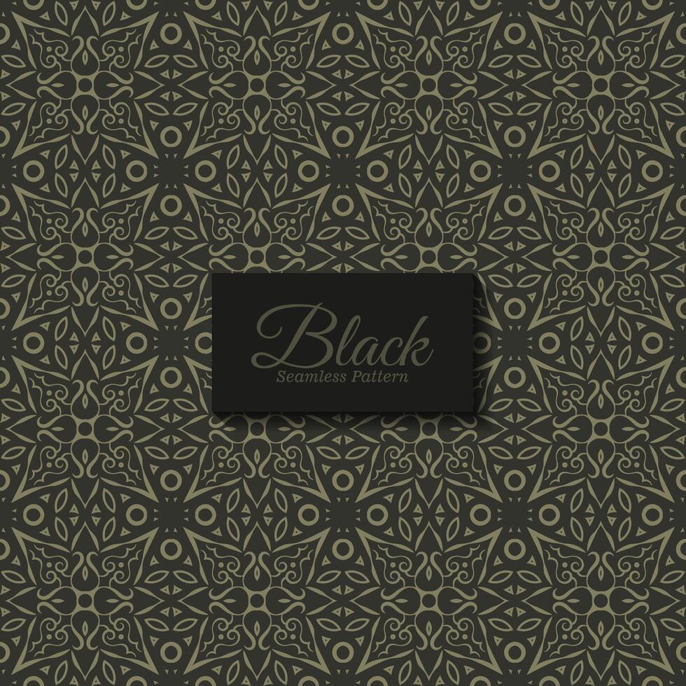 dark ethnic seamless pattern template vector
