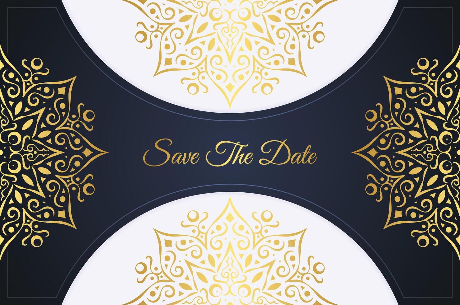 luxury invitation background style ornamental pattern vector