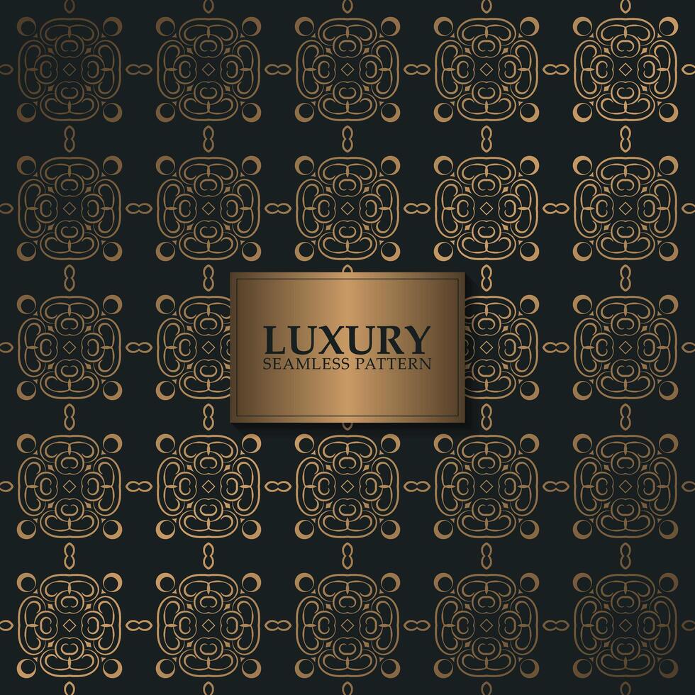 luxury dark seamless pattern background vector
