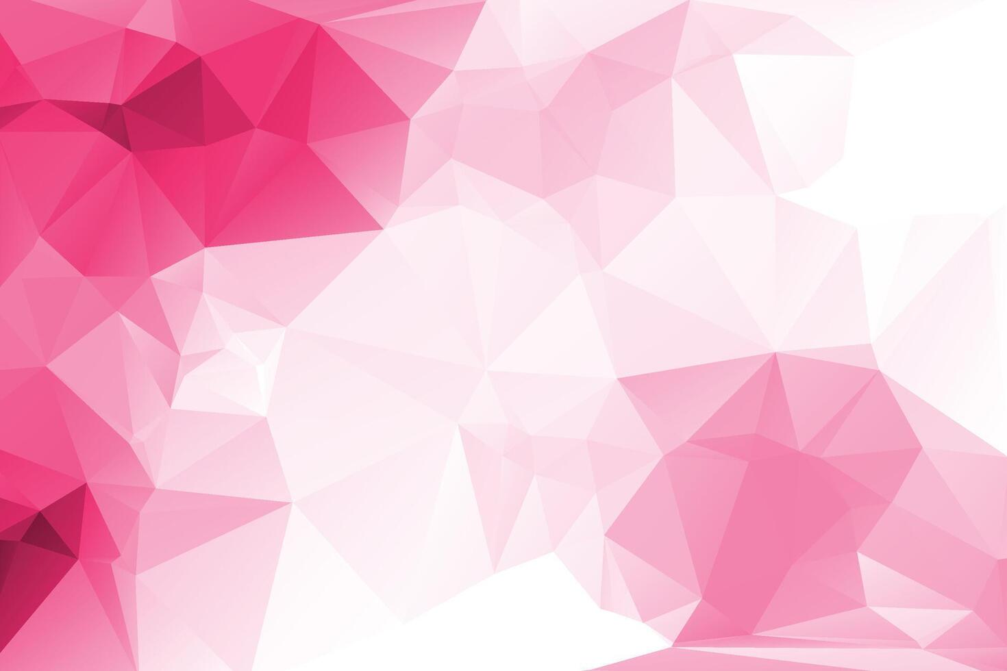 Modern shiny pink polygonal background vector