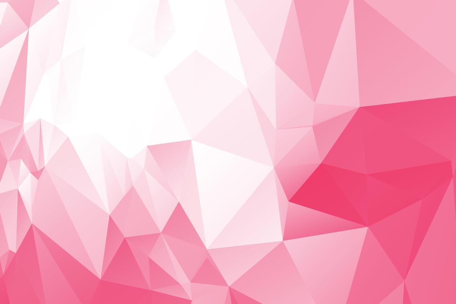 Modern shiny pink polygonal background vector