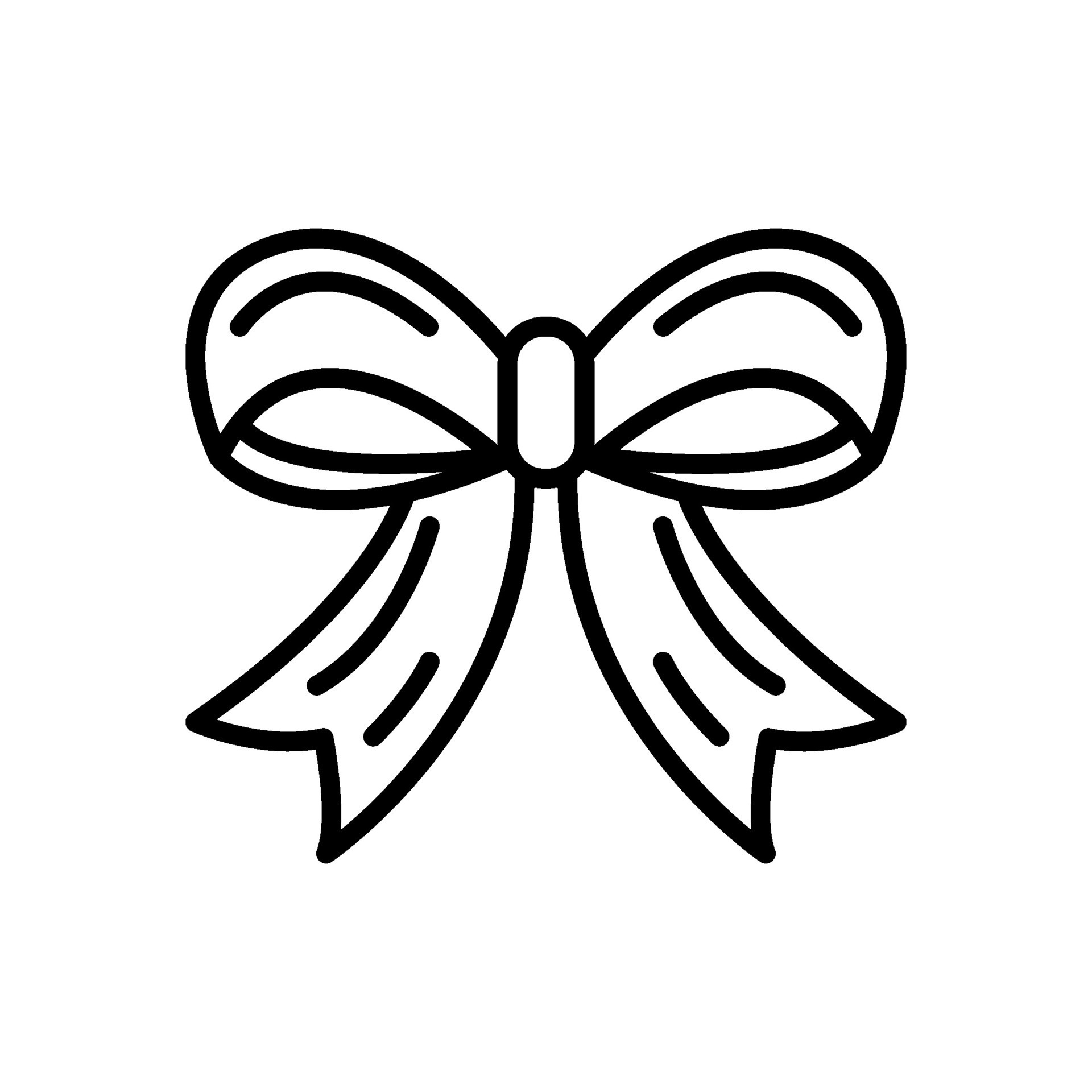 ribbon icon in line style 47406805 Vector Art at Vecteezy