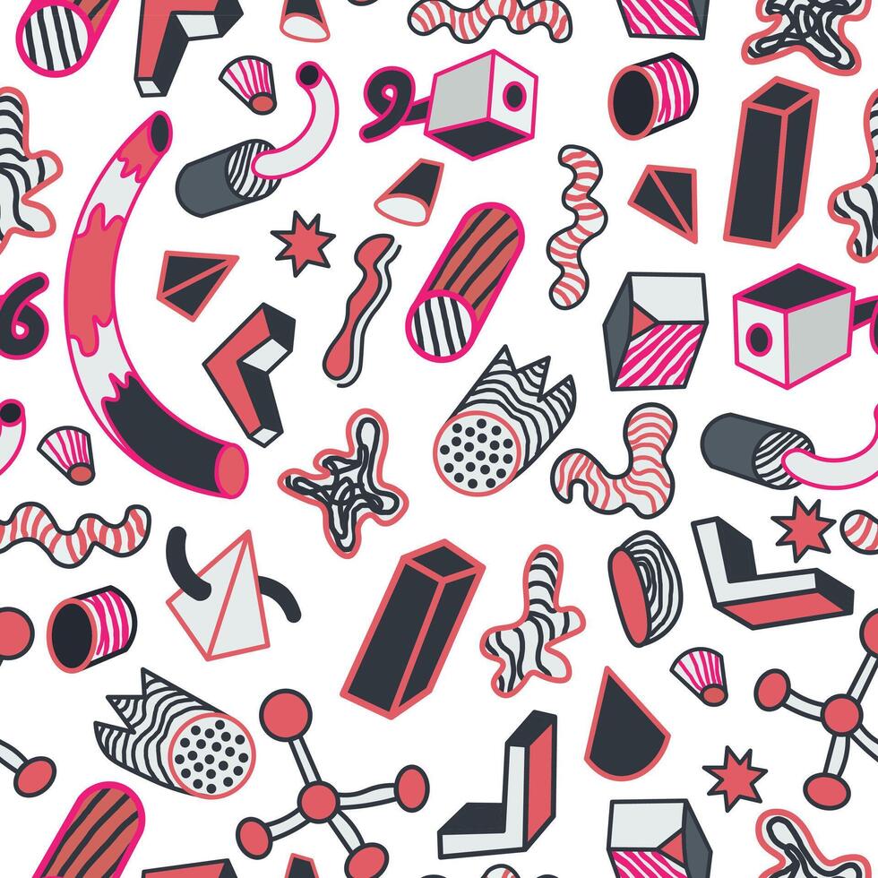 abstract geometry backgrounds objects vector