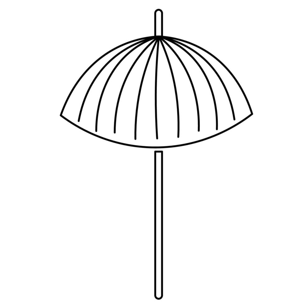 summer topic line object vector