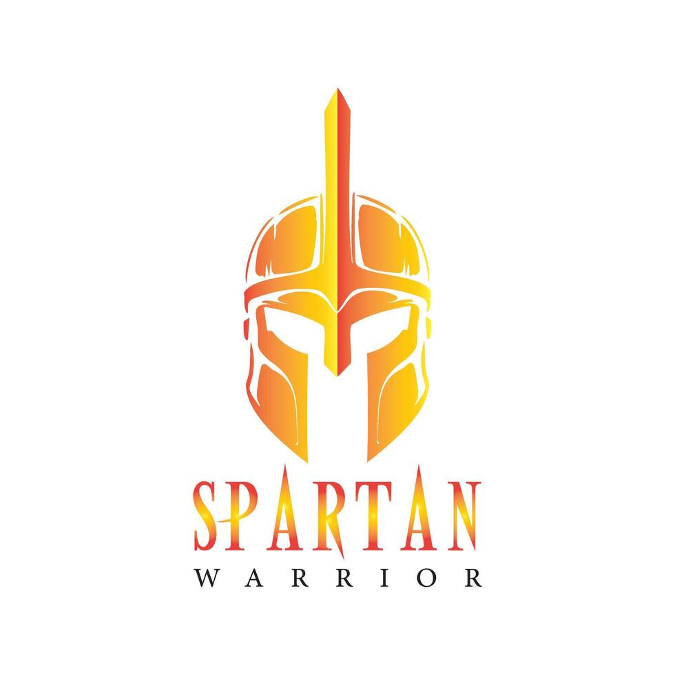 The Emblem of Ancient Warriors Showing Spartan Valor vector