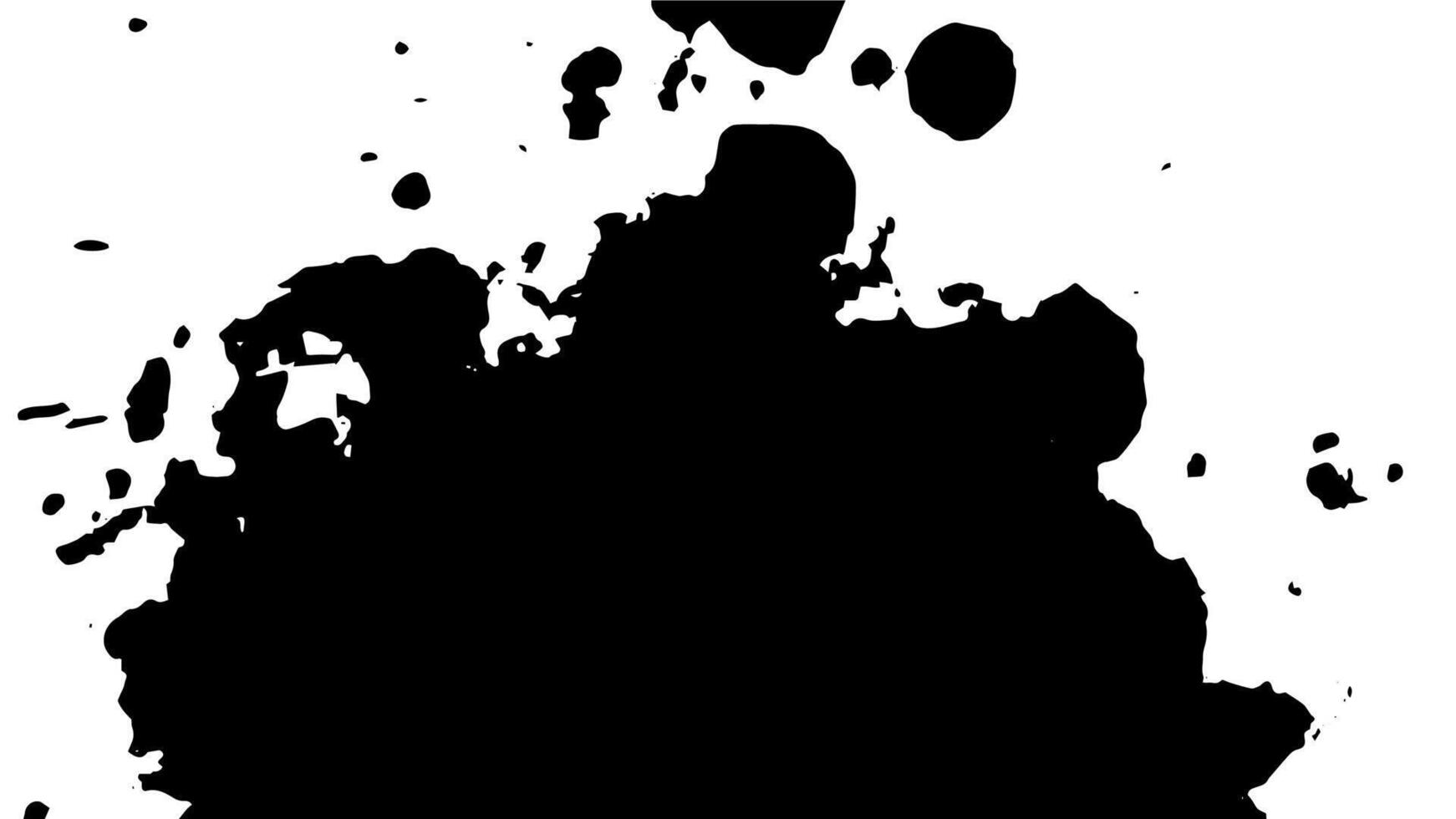 Rustic splash texture. Abstract background. Weathered surface and shape. Dirty and damaged backdrop. vector
