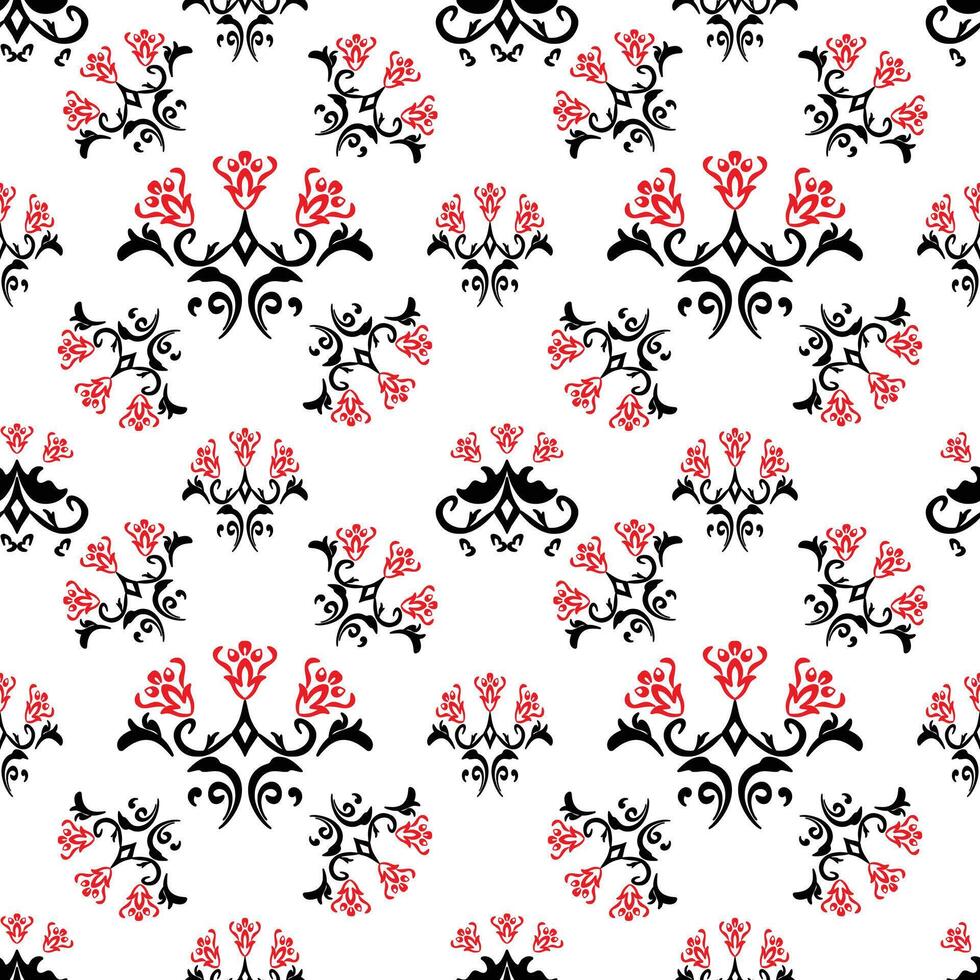 seamless floral pattern for fabric vector