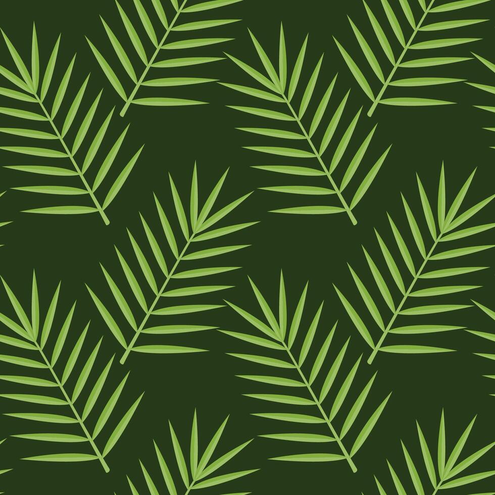 Children's seamless drawing with the image of a plant. vector