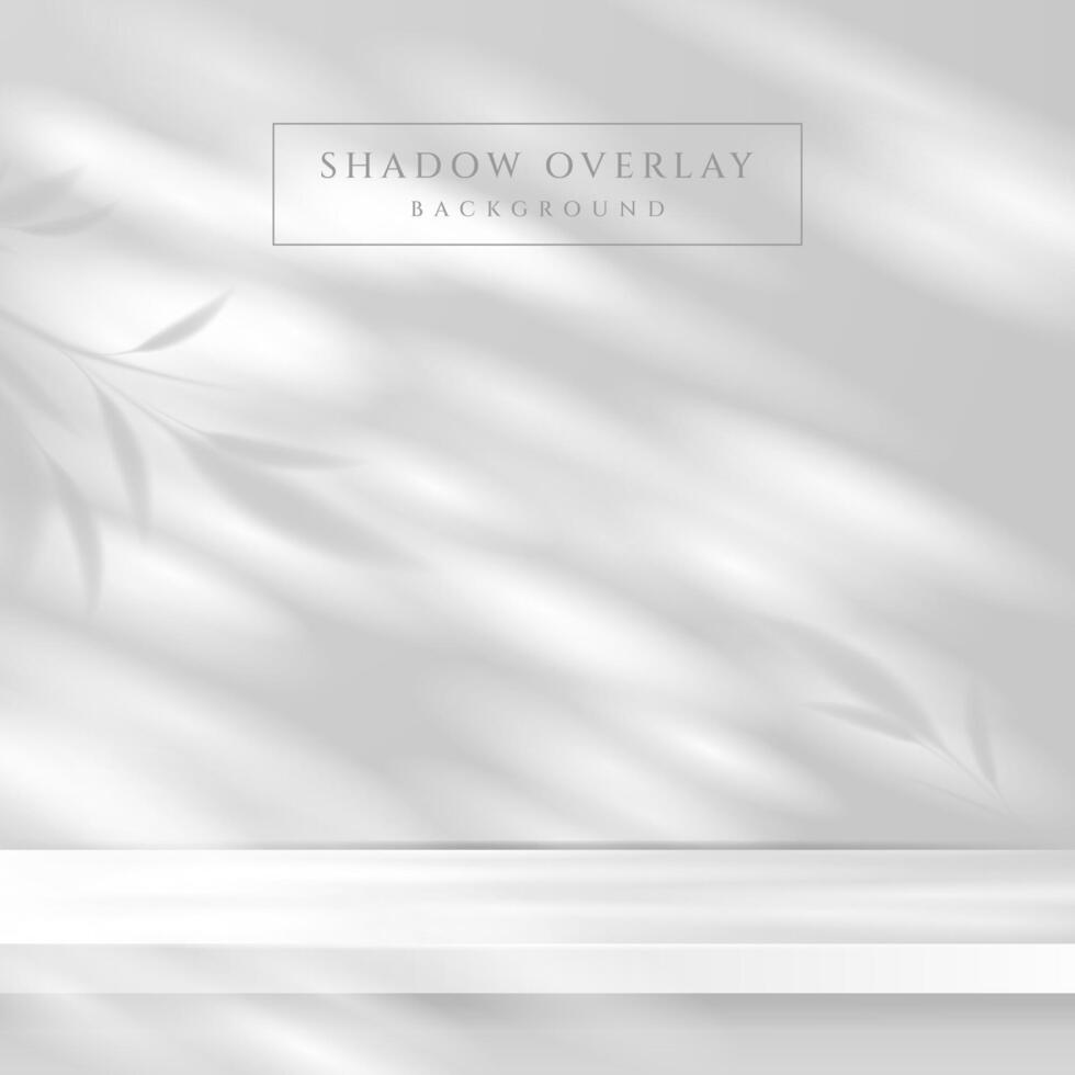 Aesthetic Shadow Overlay Effects on Sunlight Background vector