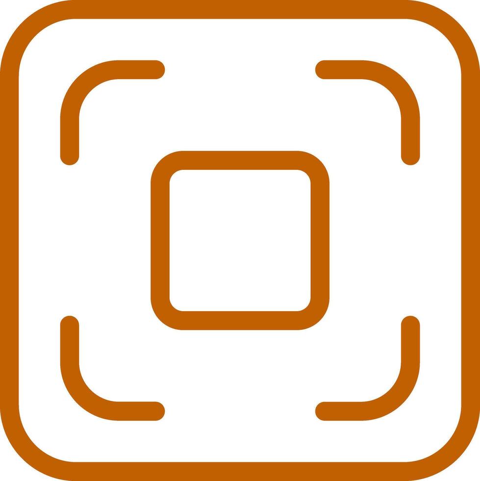scan line icon vector