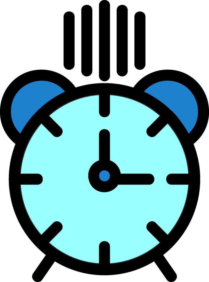 Alarm clock icon vector