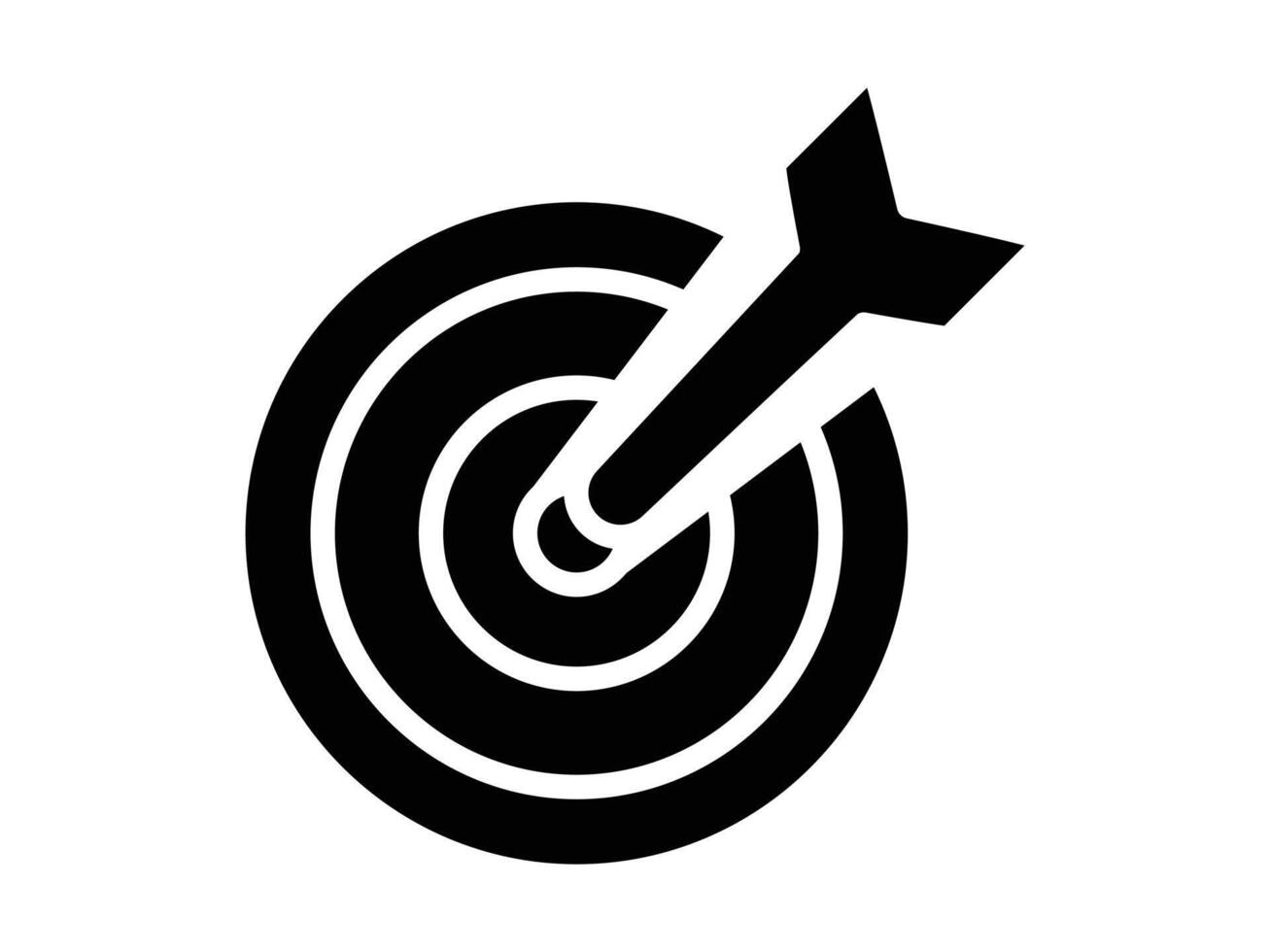 Target Icon design illustration. Marketing icon vector