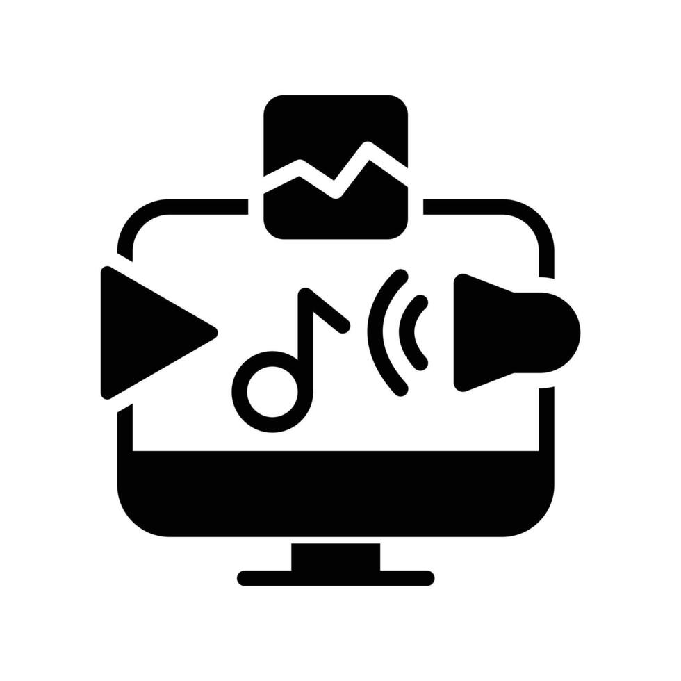 Multimedia icon design illustration vector
