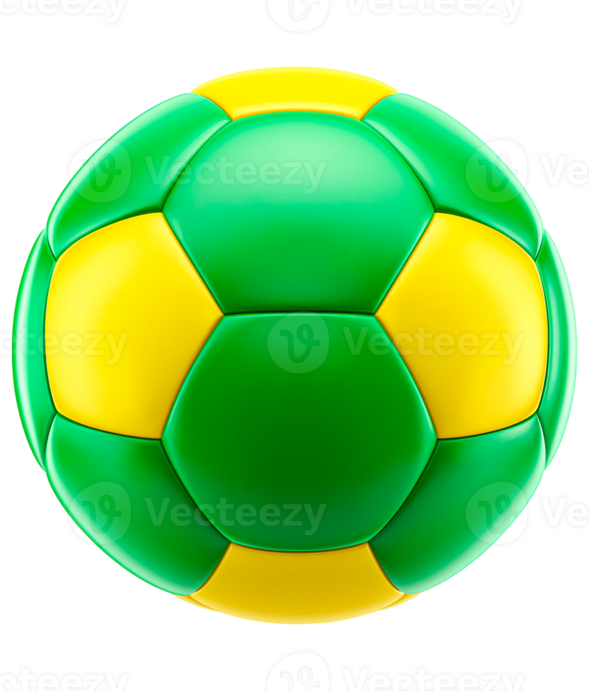 Soccer ball 3d high quality png