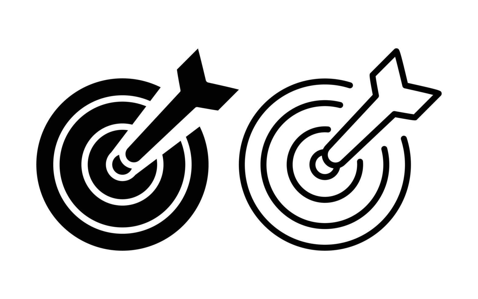 Target Icon design illustration. Marketing icon vector