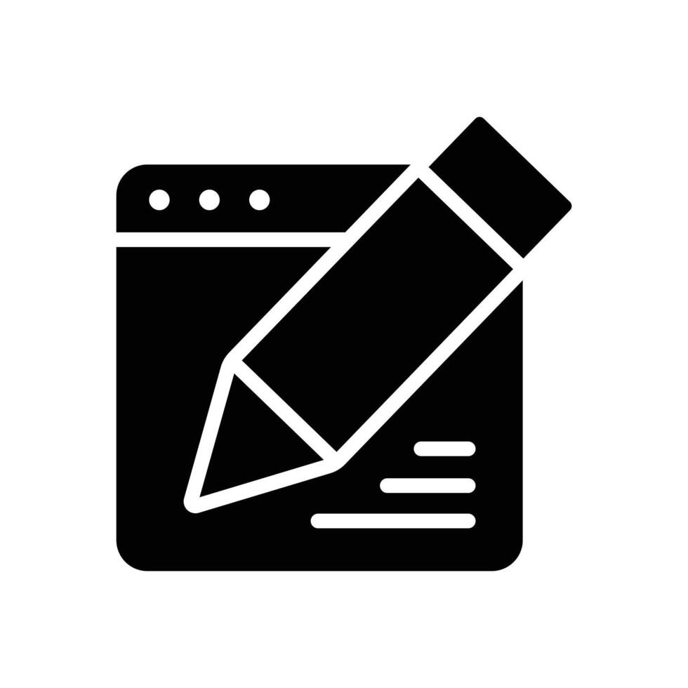 Blog icon design illustration vector