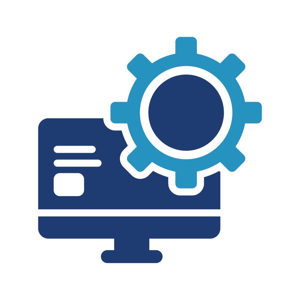 Marketing Automation icon illustration. vector