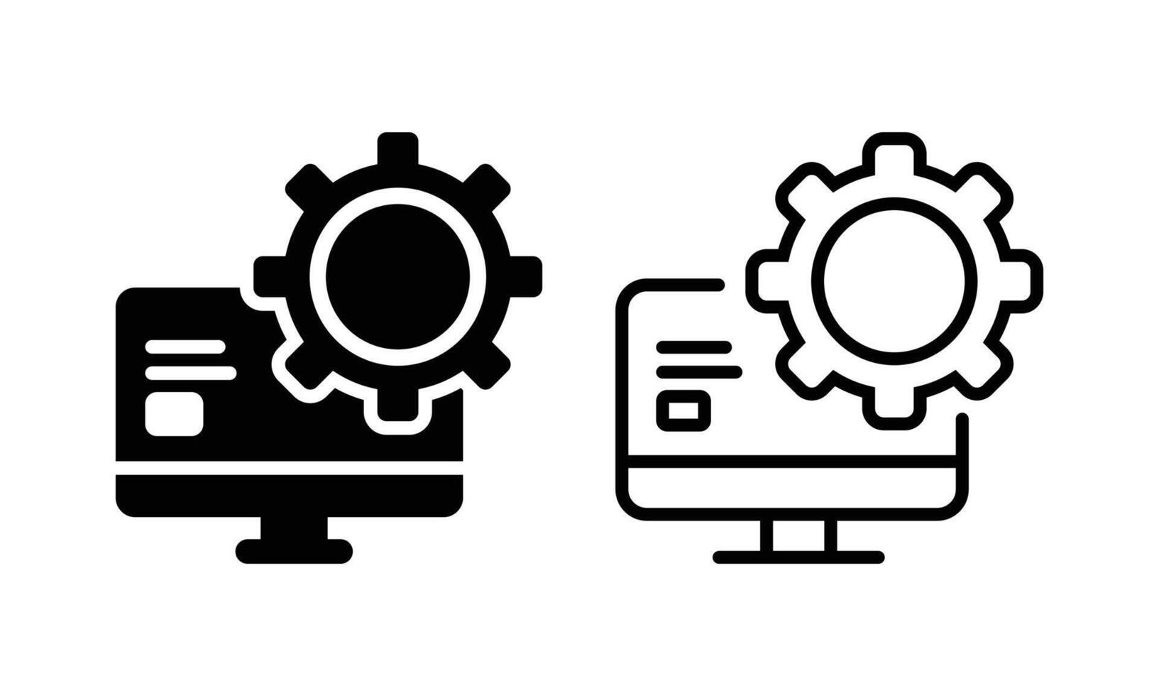 Marketing Automation icon illustration. vector