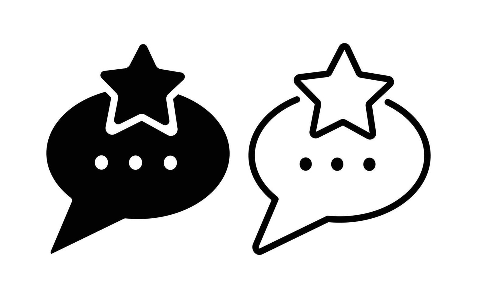 Feedback or Review icon illustration vector