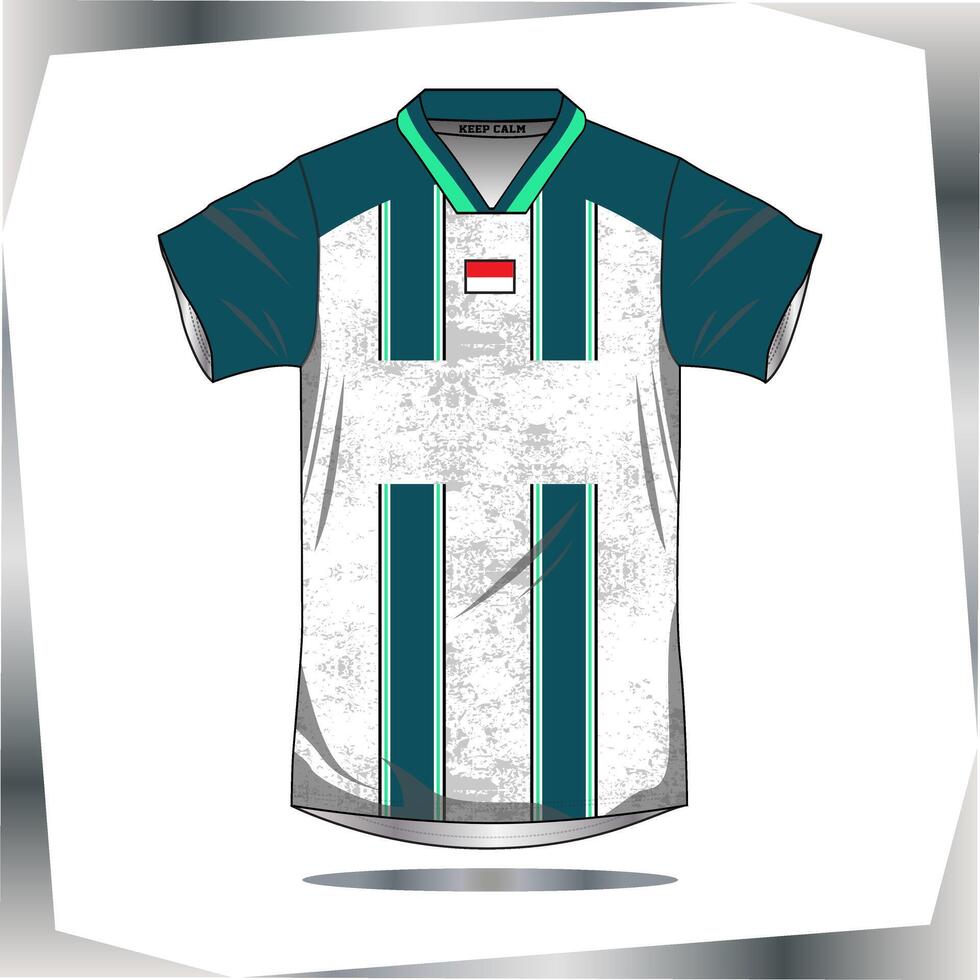 Background , jersey sport shirt template design for soccer Sport, basket ball, running uniform in front view, Shirt mockup , design very simple and easy to custom vector