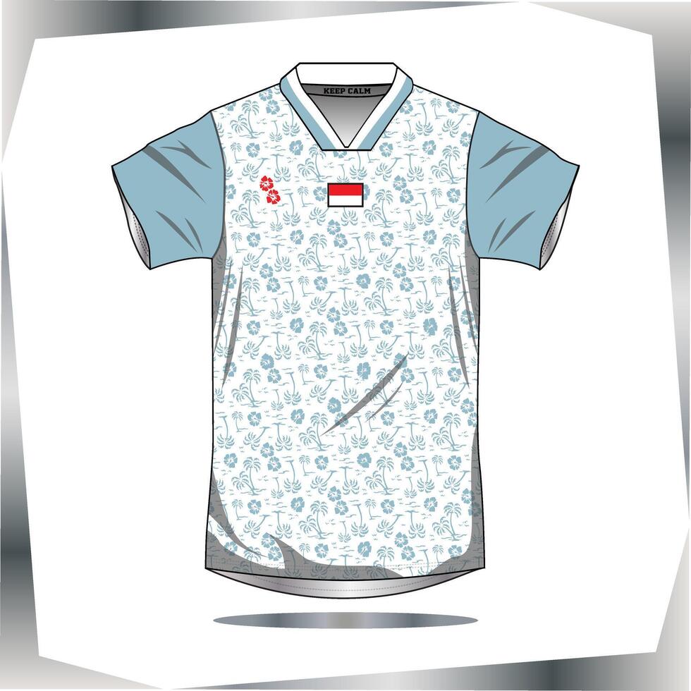 Background , jersey sport shirt template design for soccer Sport, basket ball, running uniform in front view, Shirt mockup , design very simple and easy to custom vector