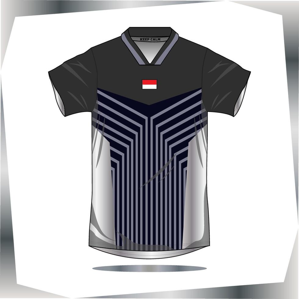 Background , jersey sport shirt template design for soccer Sport, basket ball, running uniform in front view, Shirt mockup , design very simple and easy to custom vector