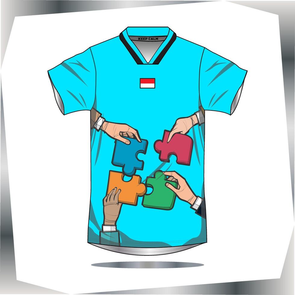 Background , jersey sport shirt template design for soccer Sport, basket ball, running uniform in front view, Shirt mockup , design very simple and easy to custom vector