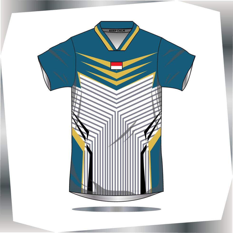 Background , jersey sport shirt template design for soccer Sport, basket ball, running uniform in front view, Shirt mockup , design very simple and easy to custom vector