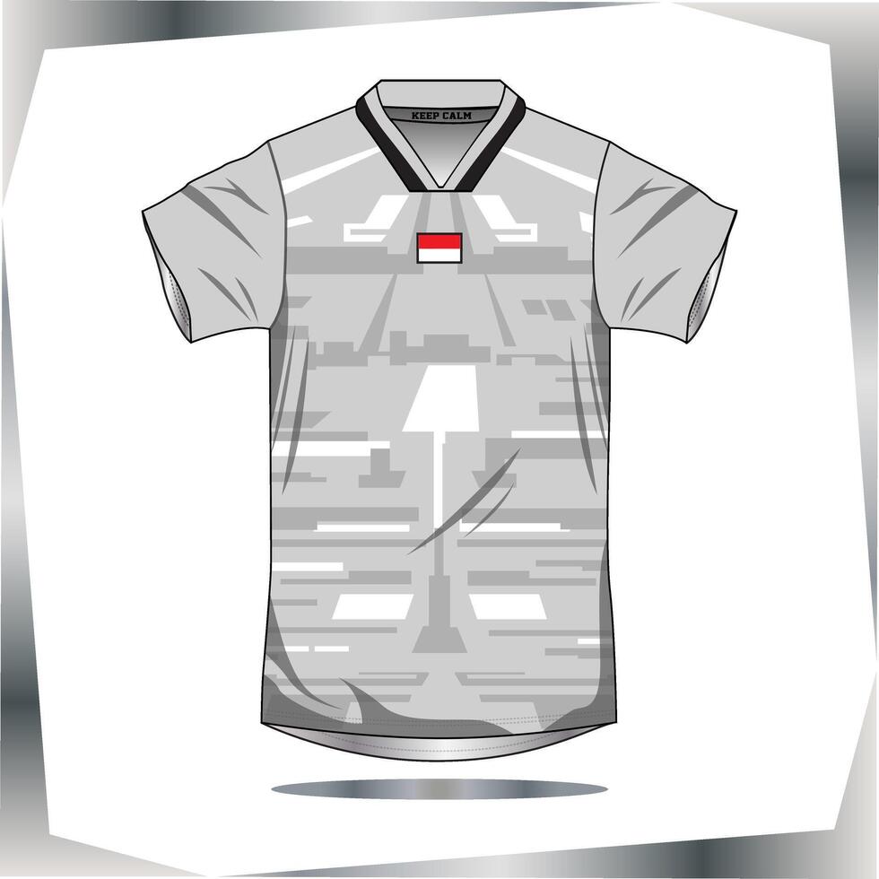 Background , jersey sport shirt template design for soccer Sport, basket ball, running uniform in front view, Shirt mockup , design very simple and easy to custom vector