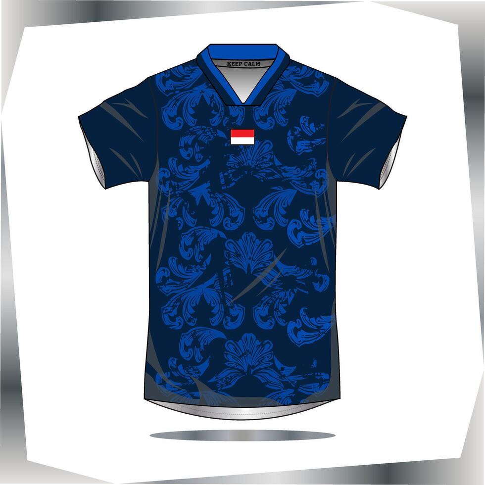 Background , jersey sport shirt template design for soccer Sport, basket ball, running uniform in front view, Shirt mockup , design very simple and easy to custom vector