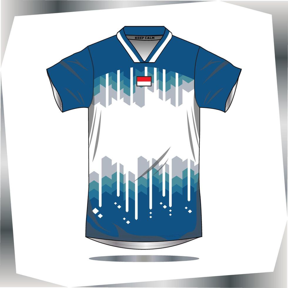 Background , jersey sport shirt template design for soccer Sport, basket ball, running uniform in front view, Shirt mockup , design very simple and easy to custom vector