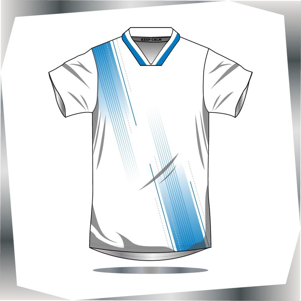 Background , jersey sport shirt template design for soccer Sport, basket ball, running uniform in front view, Shirt mockup , design very simple and easy to custom vector