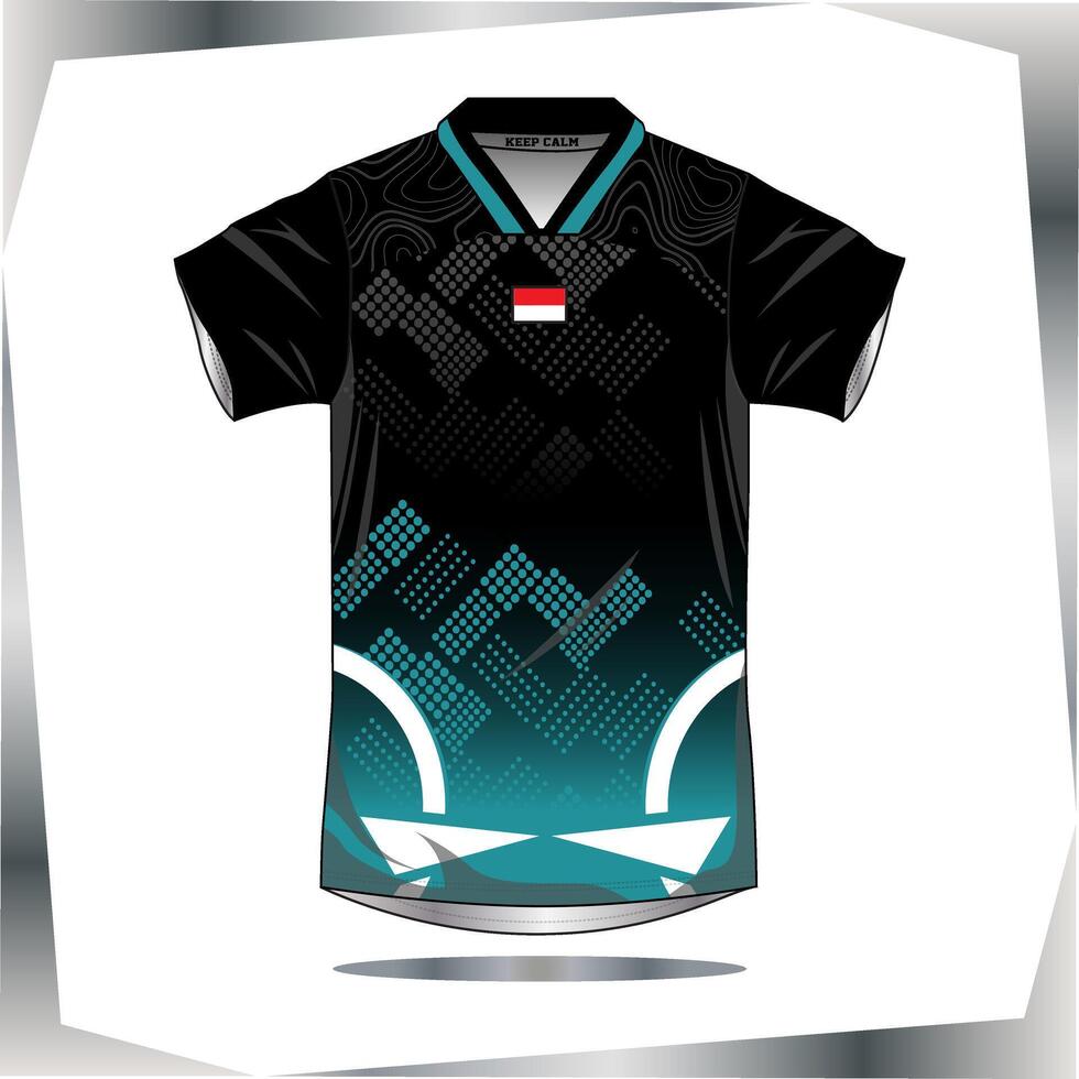 Background , jersey sport shirt template design for soccer Sport, basket ball, running uniform in front view, Shirt mockup , design very simple and easy to custom vector