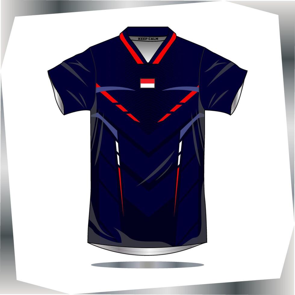 Background , jersey sport shirt template design for soccer Sport, basket ball, running uniform in front view, Shirt mockup , design very simple and easy to custom vector