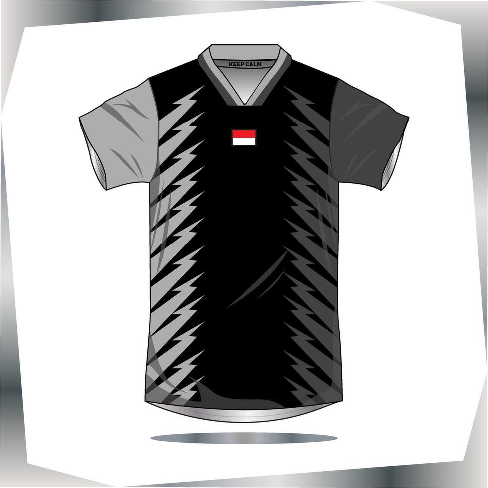 Background , jersey sport shirt template design for soccer Sport, basket ball, running uniform in front view, Shirt mockup , design very simple and easy to custom vector