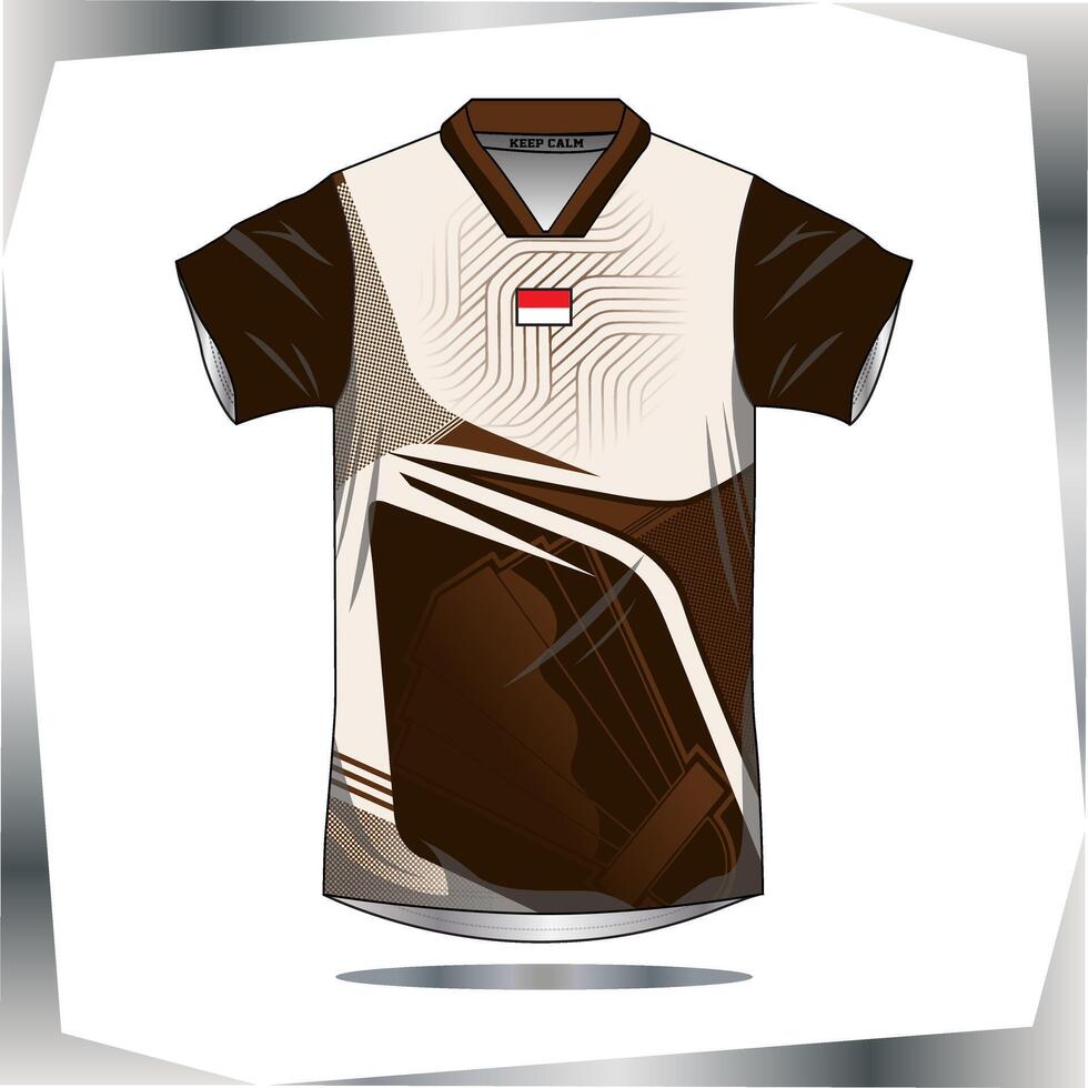 Background , jersey sport shirt template design for soccer Sport, basket ball, running uniform in front view, Shirt mockup , design very simple and easy to custom vector