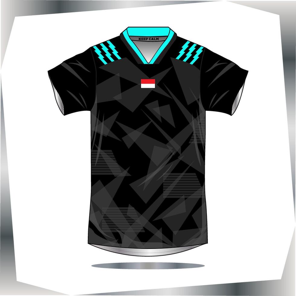 Background , jersey sport shirt template design for soccer Sport, basket ball, running uniform in front view, Shirt mockup , design very simple and easy to custom vector