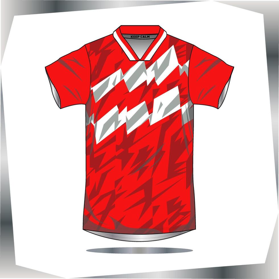 Background , jersey sport shirt template design for soccer Sport, basket ball, running uniform in front view, Shirt mockup , design very simple and easy to custom vector