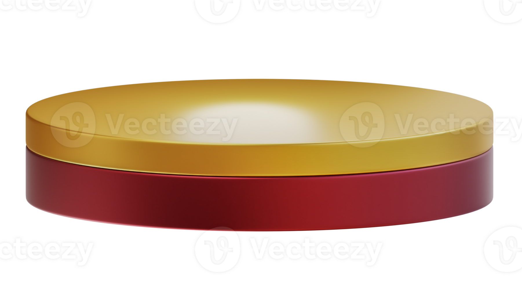 Product display red podium for product presentation branding and packaging presentation. 3D stand to show cosmetic products. 3d rendering png