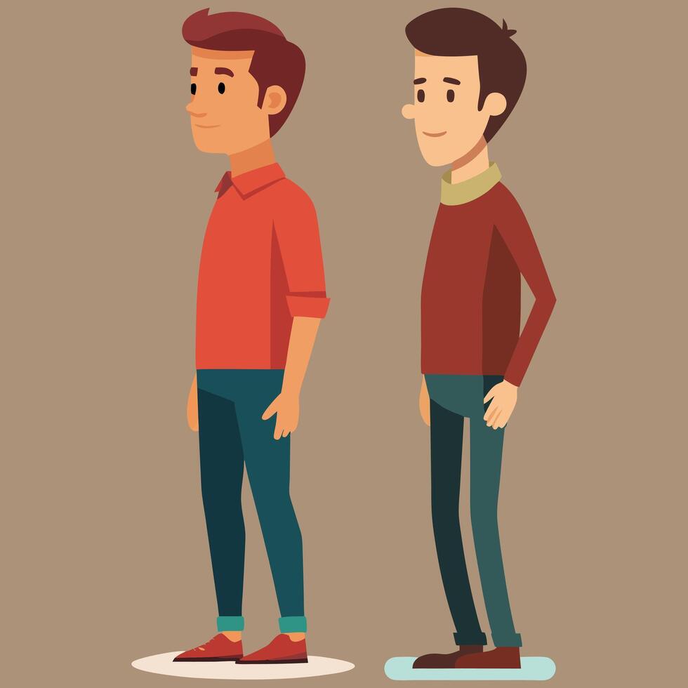 child and boy vector