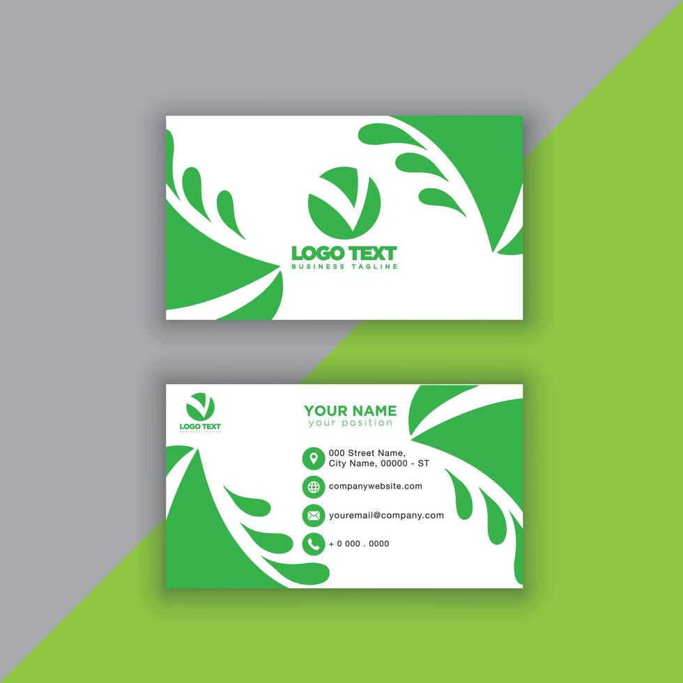 Print perfectional business card for your business. vector