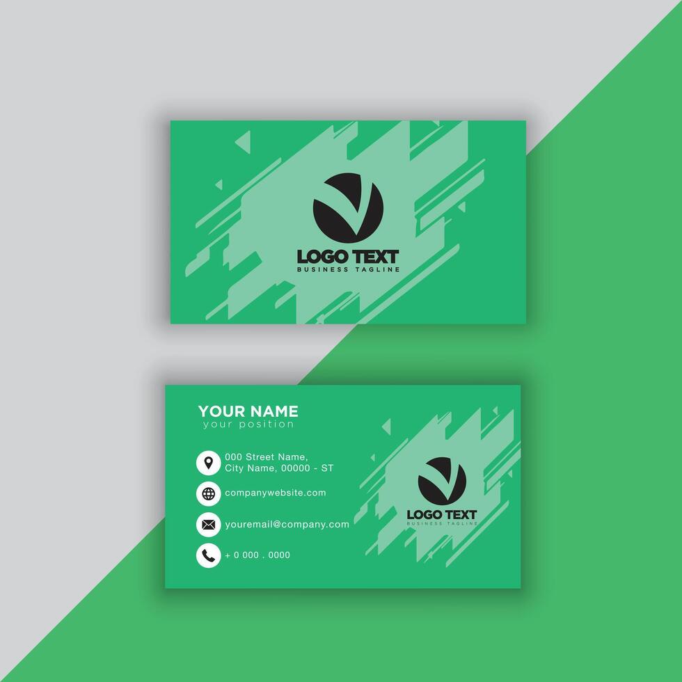 Print perfectional business card for your business. vector