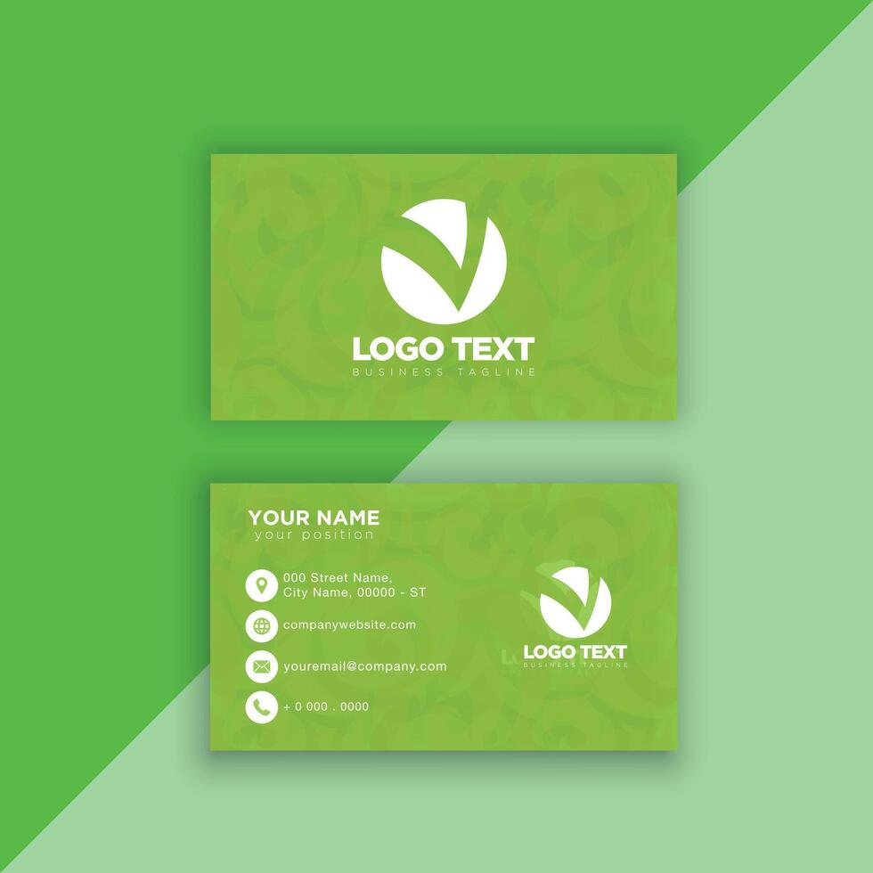 Print professional business cards for your business. vector