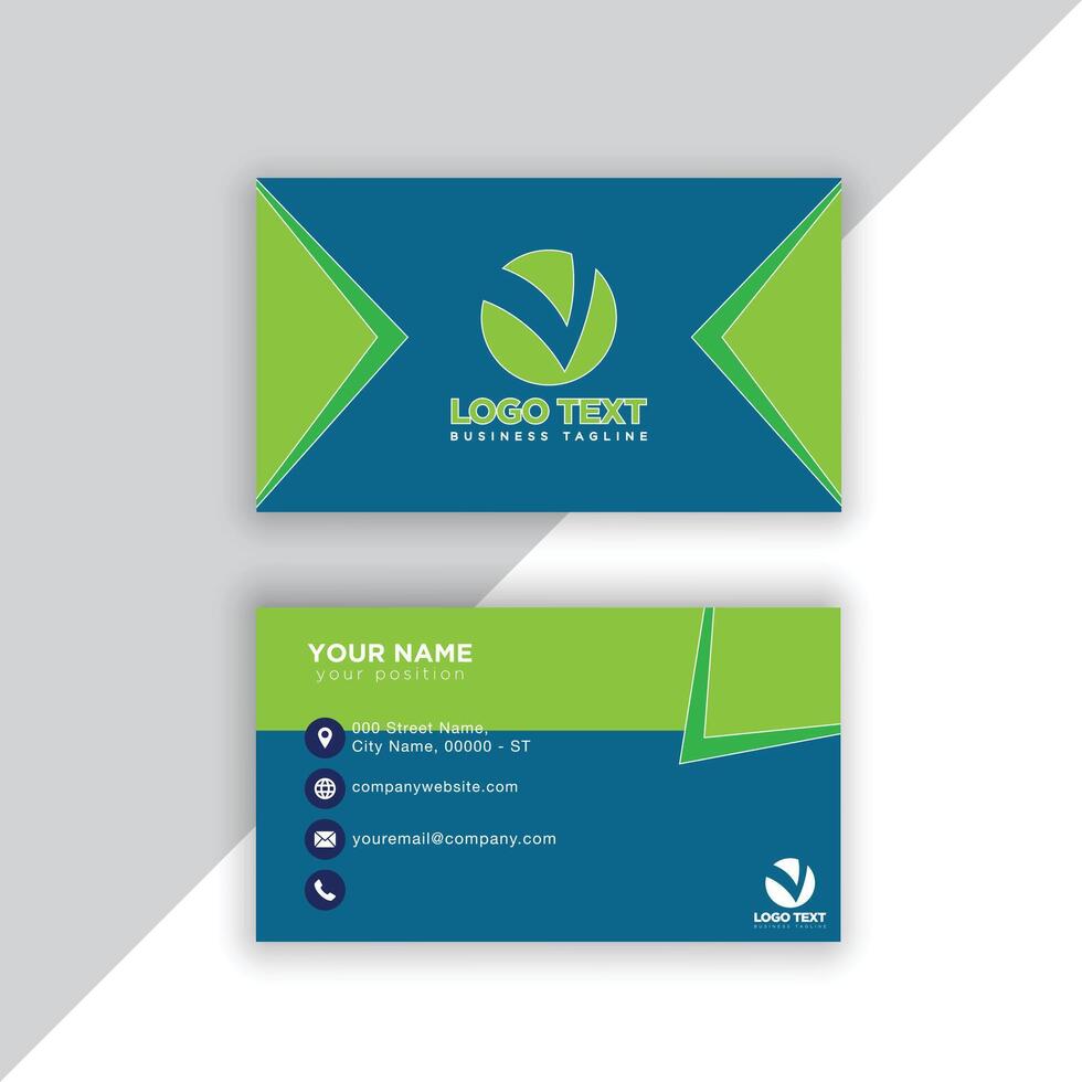Print perfectional business card for your business. vector
