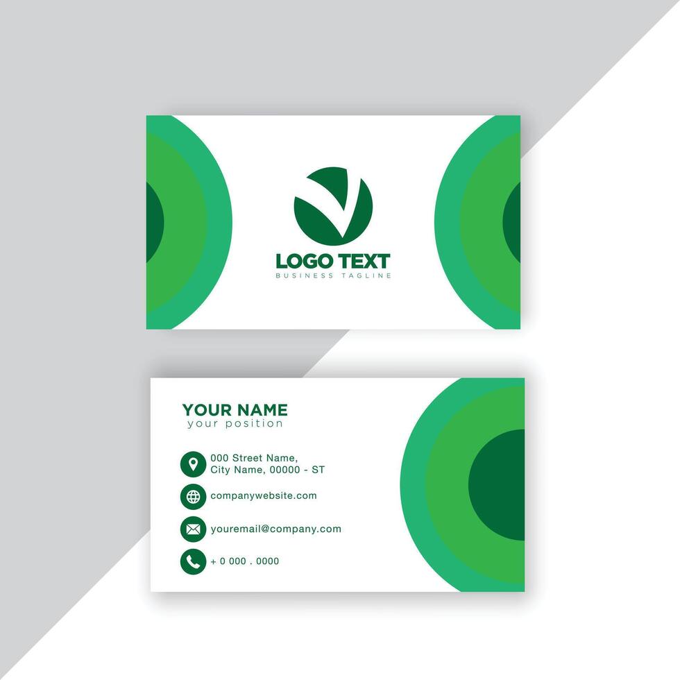 Print perfectional business card for your business. vector