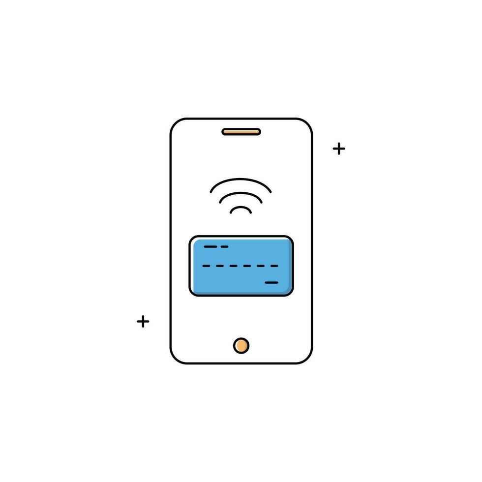 Mobile Payment, Banking, Payment App icon Design vector