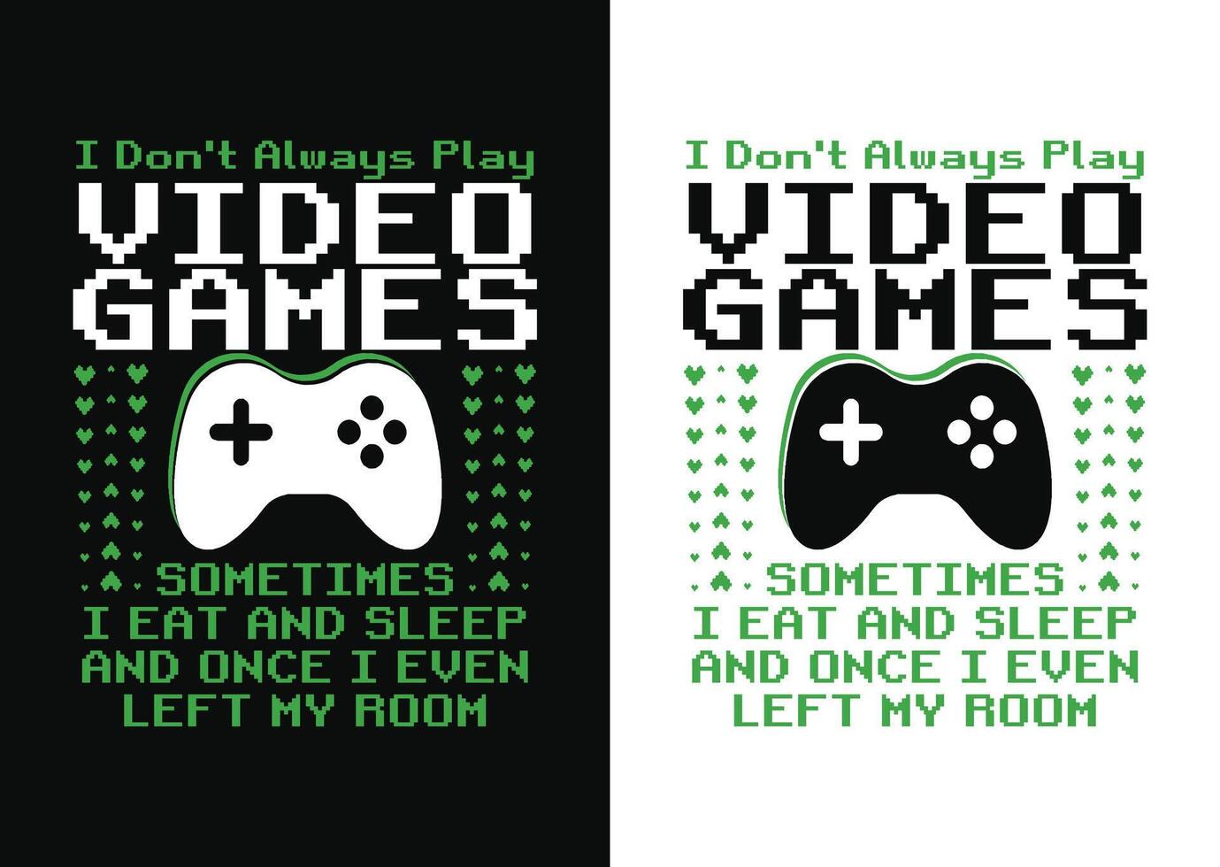 Gaming T-shirt Design vector