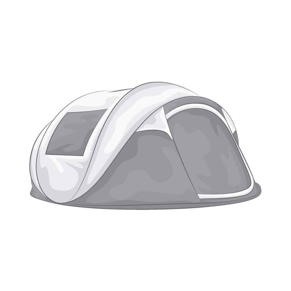 Illustration of camping tent vector